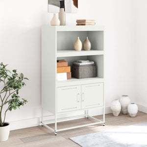 Weißes Highboard Stahl 68,5 cm