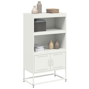 Weißes Highboard Stahl 68,5 cm