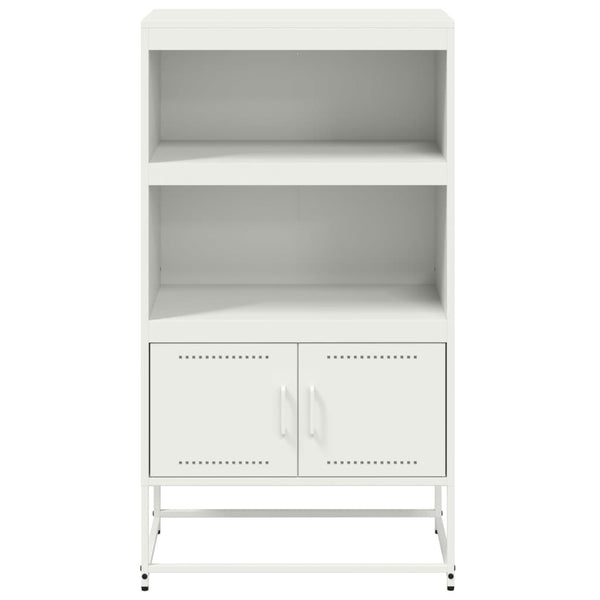 Weißes Highboard Stahl 68,5 cm