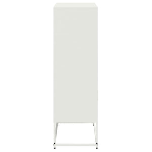Weißes Highboard Stahl 68,5 cm
