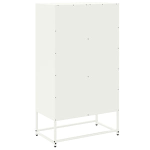 Weißes Highboard Stahl 68,5 cm