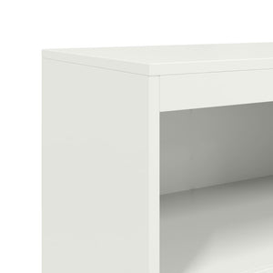 Weißes Highboard Stahl 68,5 cm