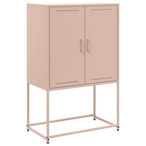 Highboard Rosa Stahl 68,5x38,5x107 cm