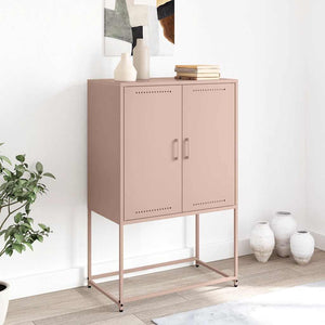 Highboard Rosa Stahl 68,5x38,5x107 cm