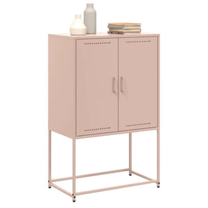 Highboard Rosa Stahl 68,5x38,5x107 cm