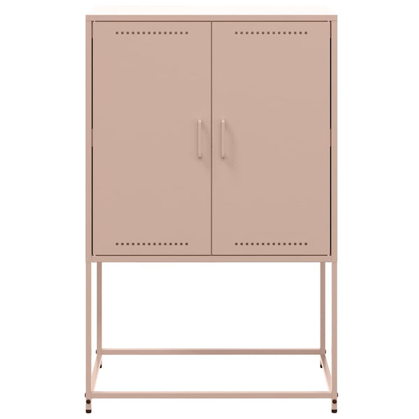 Highboard Rosa Stahl 68,5x38,5x107 cm