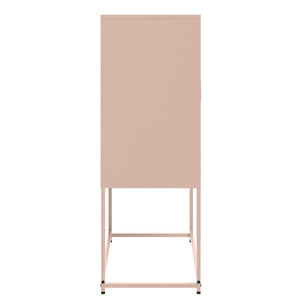 Highboard Rosa Stahl 68,5x38,5x107 cm
