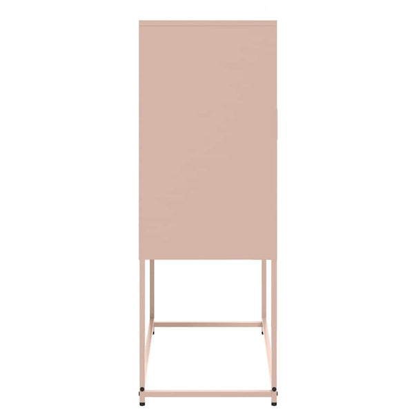 Highboard Rosa Stahl 68,5x38,5x107 cm