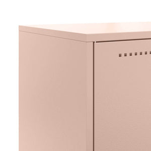 Highboard Rosa Stahl 68,5x38,5x107 cm