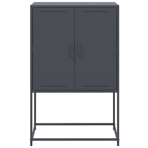 Highboard Anthrazit Stahl 68,5x38,5x107 cm