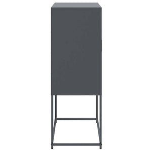 Highboard Anthrazit Stahl 68,5x38,5x107 cm