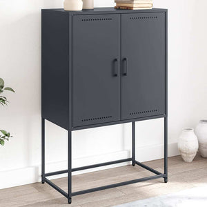 Highboard Anthrazit Stahl 68,5x38,5x107 cm
