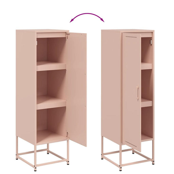 Highboard Rosa Stahl 36x39x123 cm