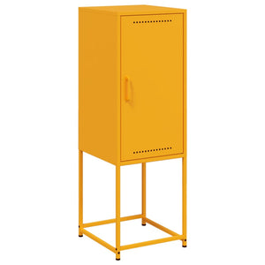 Senfgelbes Highboard 36x39x107 cm