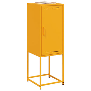 Senfgelbes Highboard 36x39x107 cm