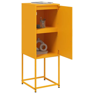 Senfgelbes Highboard 36x39x107 cm