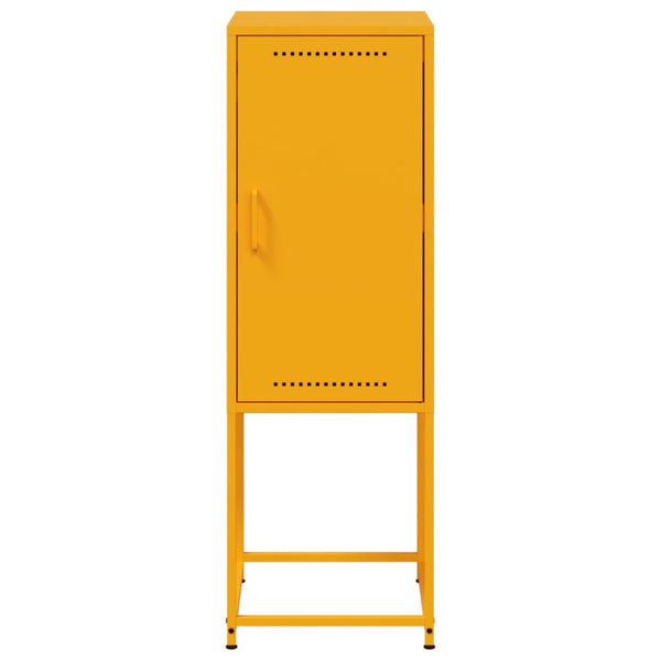 Senfgelbes Highboard 36x39x107 cm