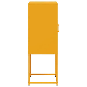 Senfgelbes Highboard 36x39x107 cm