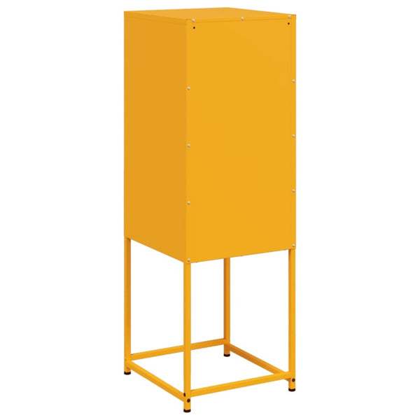 Senfgelbes Highboard 36x39x107 cm