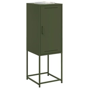 Olivgrünes Highboard 36x39x107 cm