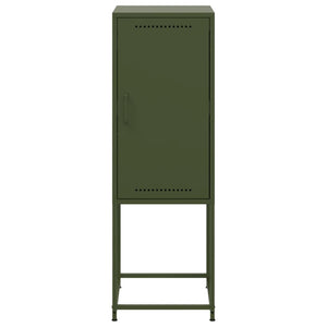 Olivgrünes Highboard 36x39x107 cm