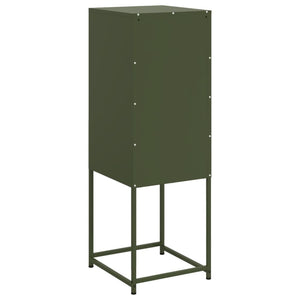 Olivgrünes Highboard 36x39x107 cm
