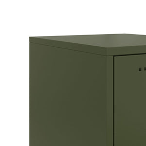 Olivgrünes Highboard 36x39x107 cm