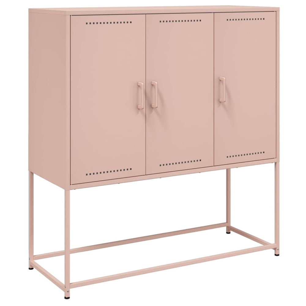 Highboard Rosa Stahl 100,5x39x107 cm