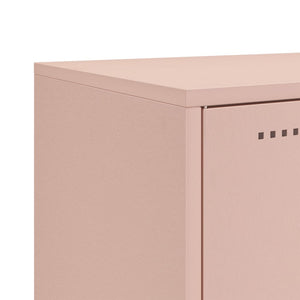 Highboard Rosa Stahl 100,5x39x107 cm