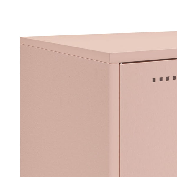 Highboard Rosa Stahl 100,5x39x107 cm