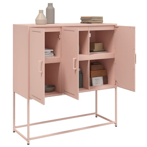 Highboard Rosa Stahl 100,5x39x107 cm