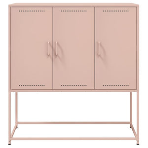 Highboard Rosa Stahl 100,5x39x107 cm