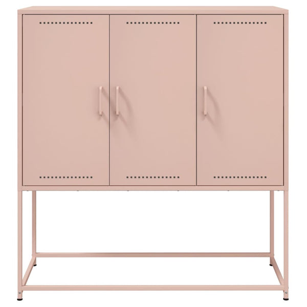 Highboard Rosa Stahl 100,5x39x107 cm