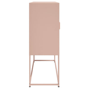 Highboard Rosa Stahl 100,5x39x107 cm