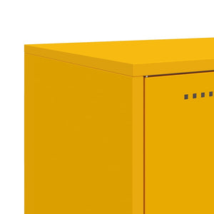 Senfgelbes Highboard 100,5 cm Stahl