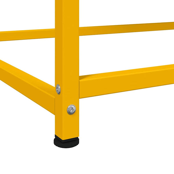 Senfgelbes Highboard 100,5 cm Stahl