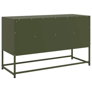 TV-Schrank Olivgrün Stahl 100,5 cm