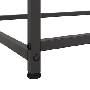 Schwarzes Stahl Sideboard, 100cm