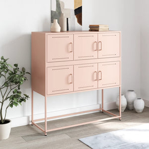 Rosa Stahl Sideboard, 100,5 cm