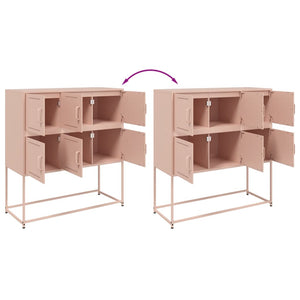 Rosa Stahl Sideboard, 100,5 cm