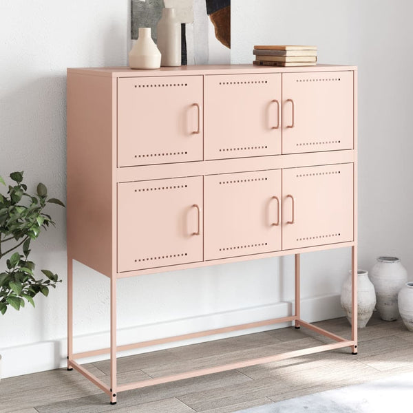 Rosa Stahl Sideboard, 100,5 cm