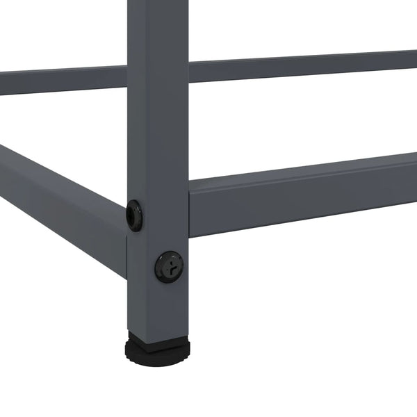 Anthrazit Stahl Sideboard 100,5 cm