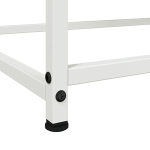 Weißes Stahl Sideboard, 100,5 cm