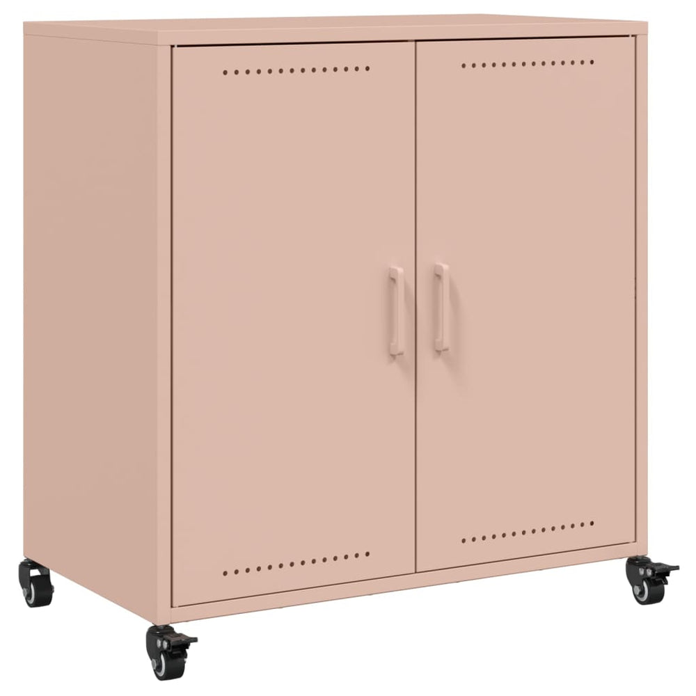 Rosa Stahl Sideboard, 68 cm