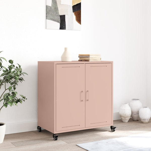 Rosa Stahl Sideboard, 68 cm