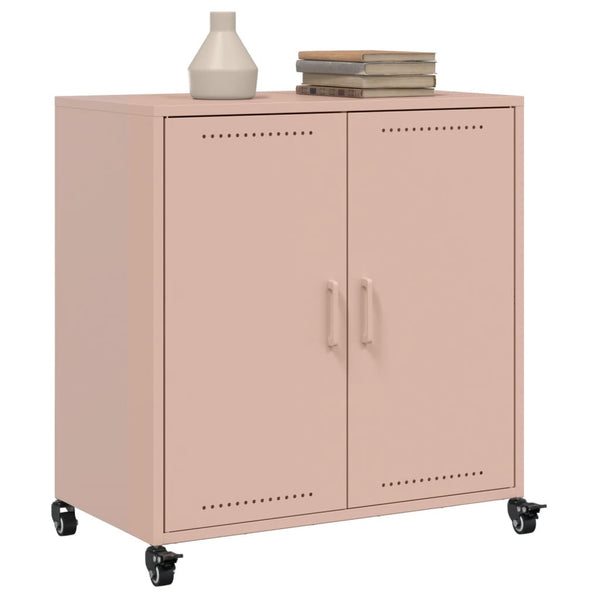 Rosa Stahl Sideboard, 68 cm