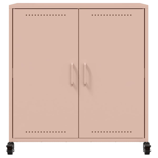 Rosa Stahl Sideboard, 68 cm