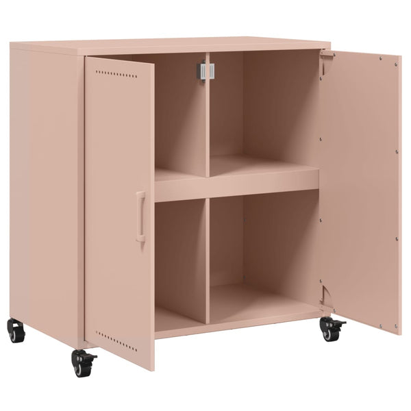 Rosa Stahl Sideboard, 68 cm