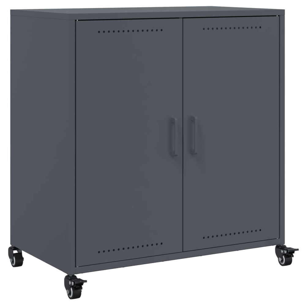 Anthrazit Sideboard 68x39x72 cm
