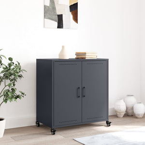 Anthrazit Sideboard 68x39x72 cm